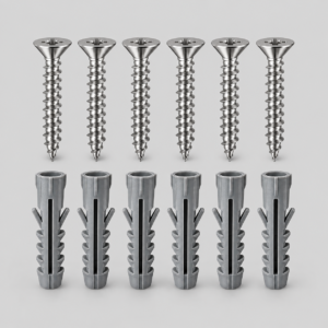 lalsndmark-screws-wall-plugs Screw and Wall Plug Set - 12 Pieces
